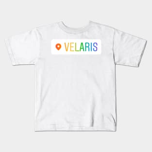 ACOTAR Velaris Location Rainbow Kids T-Shirt